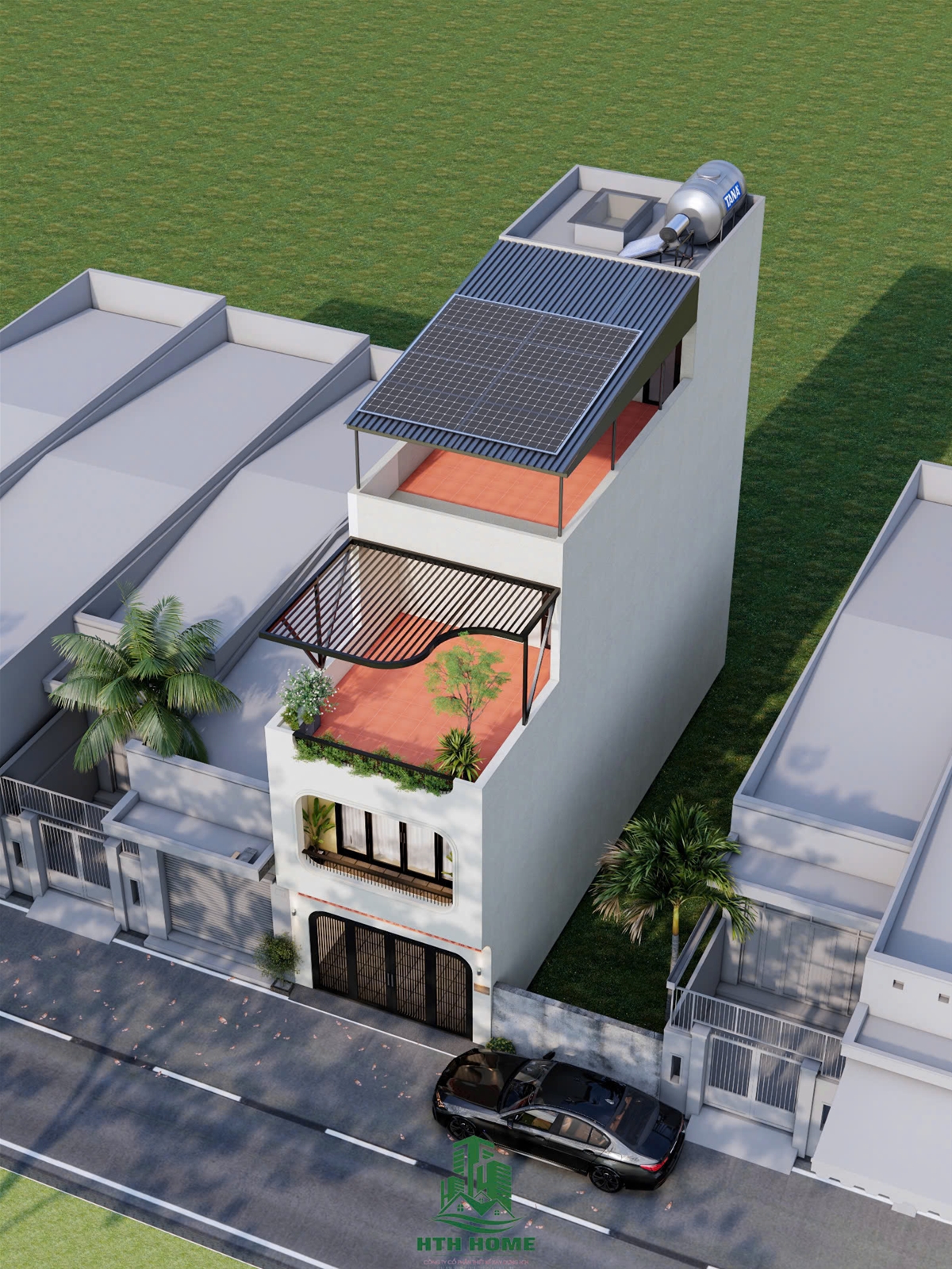 Thiết Kế Công Trình Nhà Anh Chị Hùng Sâm – Dự Án Đến Từ Xây Nhà Trọn Gói Hà Nội HTH Home