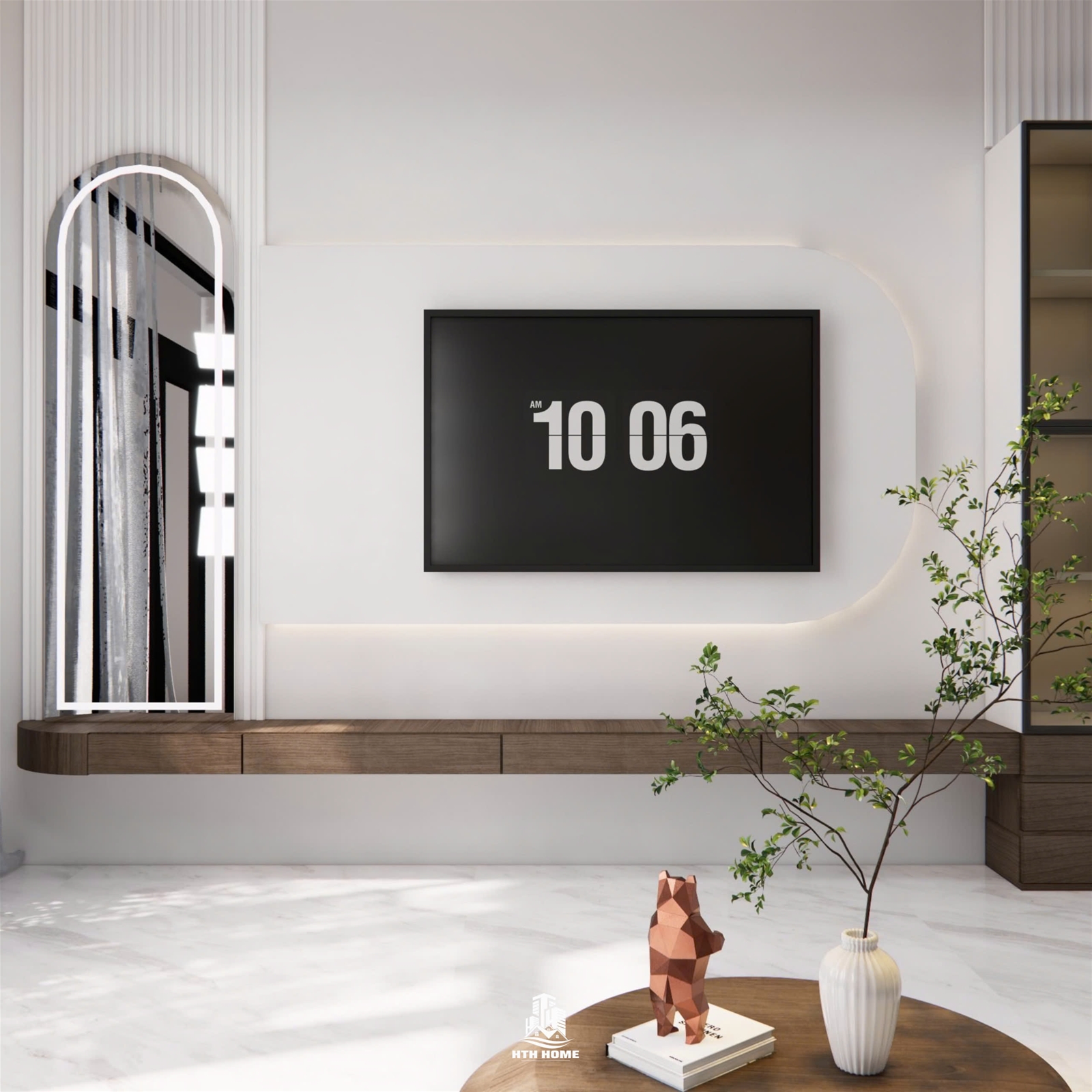 Thiết Kế Nội Thất Tinh Tế Của Nhà Chị Mơ Đan Phượng Đến Từ Xây Nhà Trọn Gói Hà Nội HTH Home