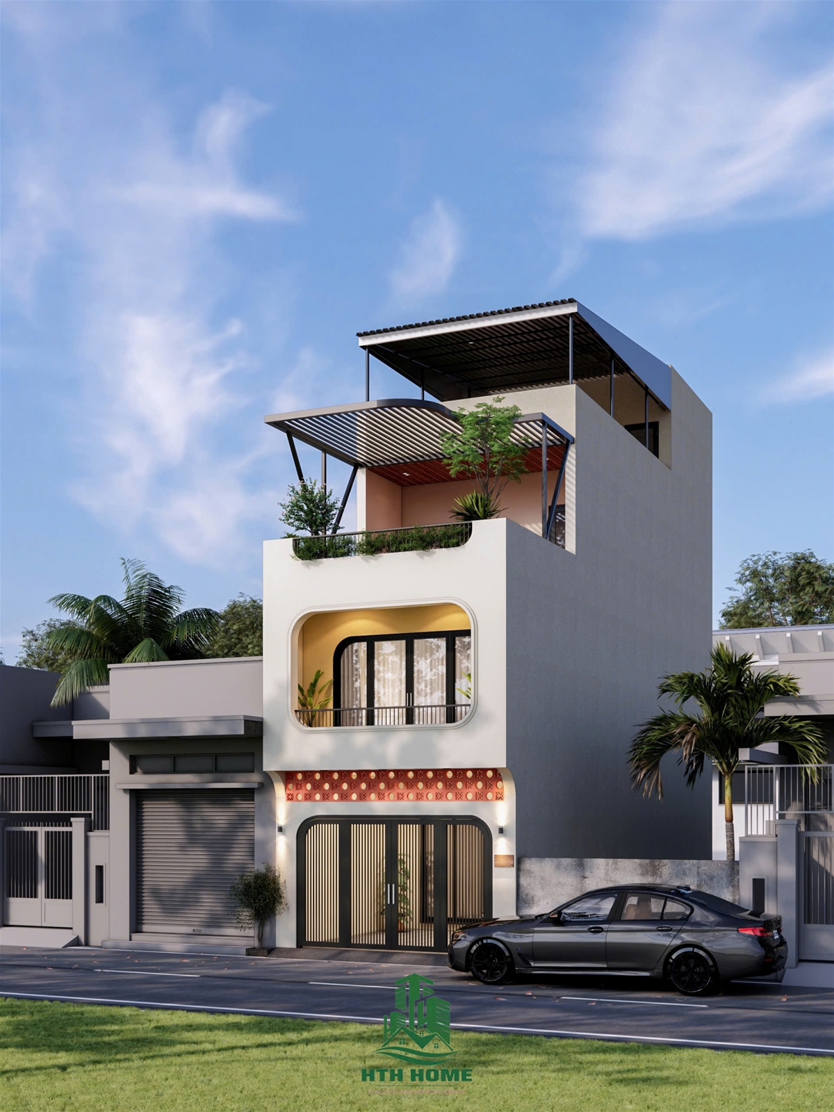 Thiết Kế Công Trình Nhà Anh Chị Hùng Sâm – Dự Án Đến Từ Xây Nhà Trọn Gói Hà Nội HTH Home