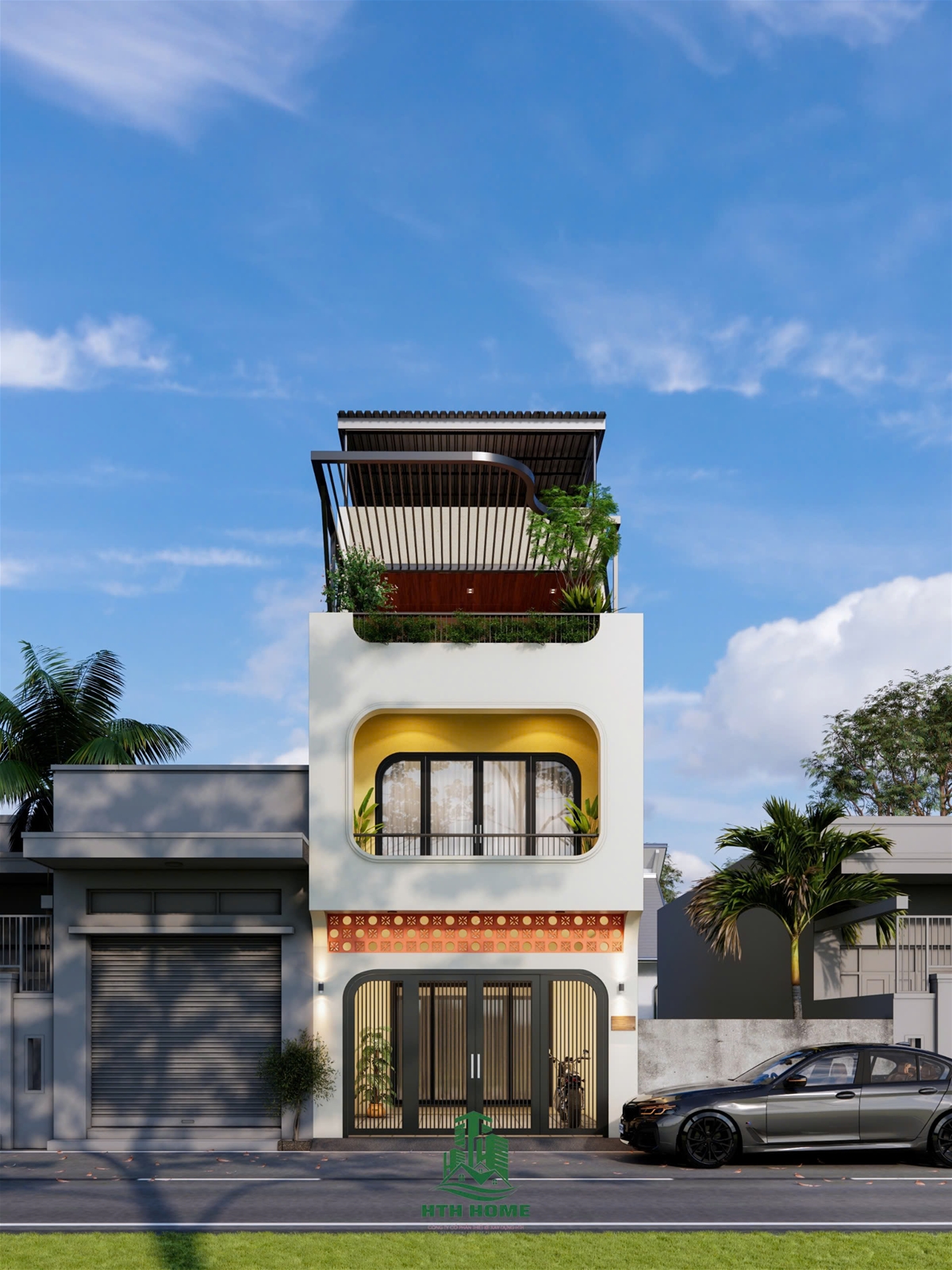 Thiết Kế Công Trình Nhà Anh Chị Hùng Sâm – Dự Án Đến Từ Xây Nhà Trọn Gói Hà Nội HTH Home