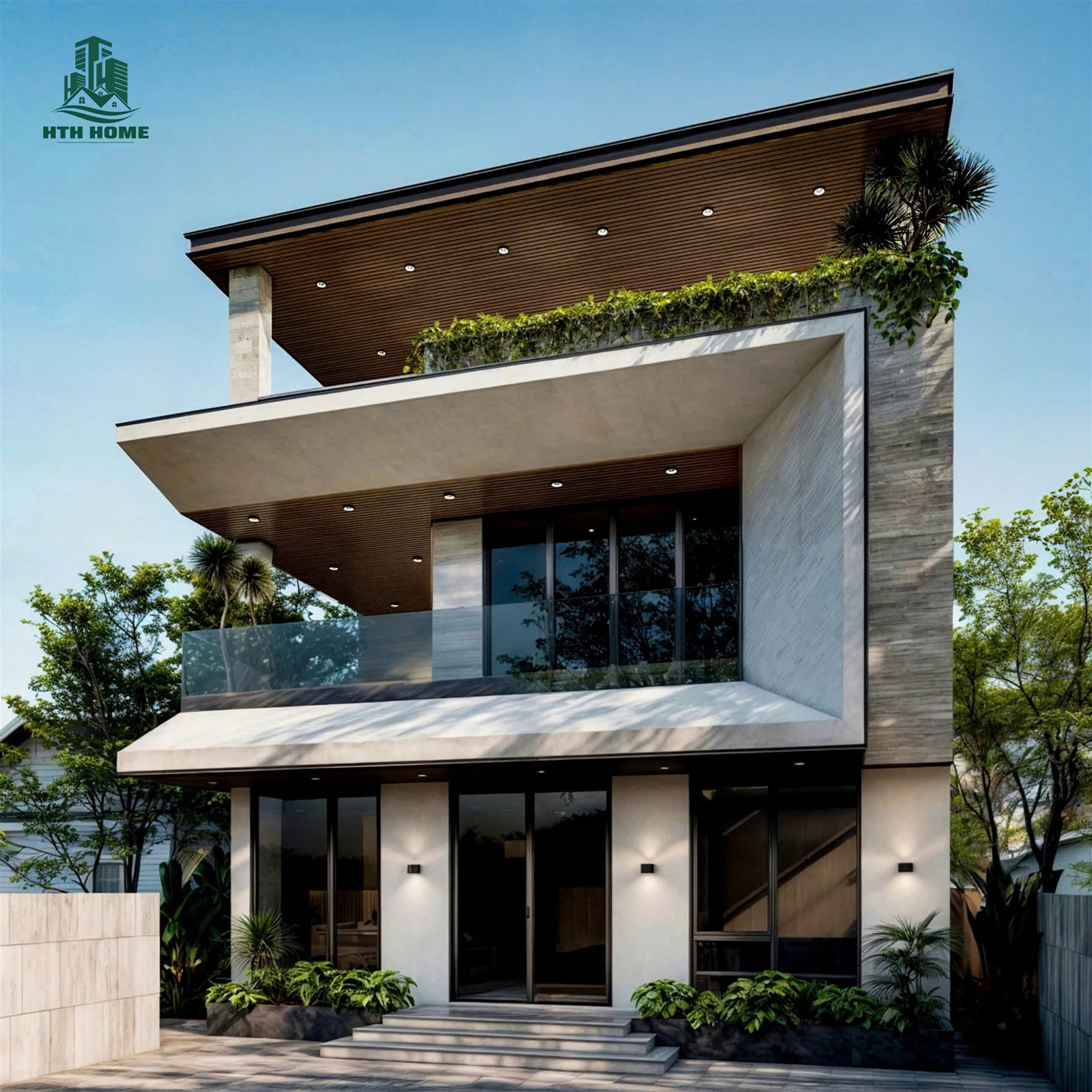 Thiết Kế Công Trình Nhà Anh Chị Tuấn Thúy - Sóc Sơn Của Xây Nhà Trọn Gói Đông Anh HTH Home