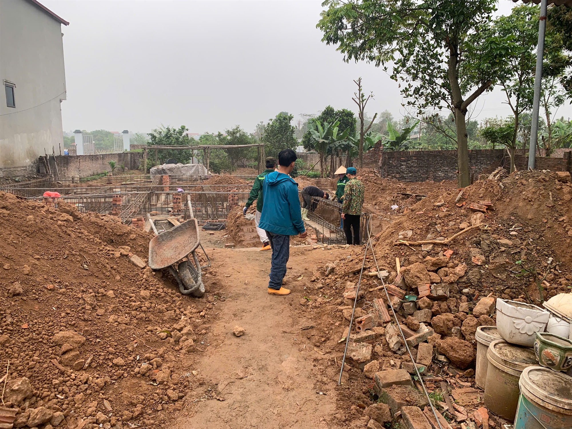 Thiết Kế Công Trình Nhà Anh Chị Tuấn Thúy - Sóc Sơn Của Xây Nhà Trọn Gói Đông Anh HTH Home