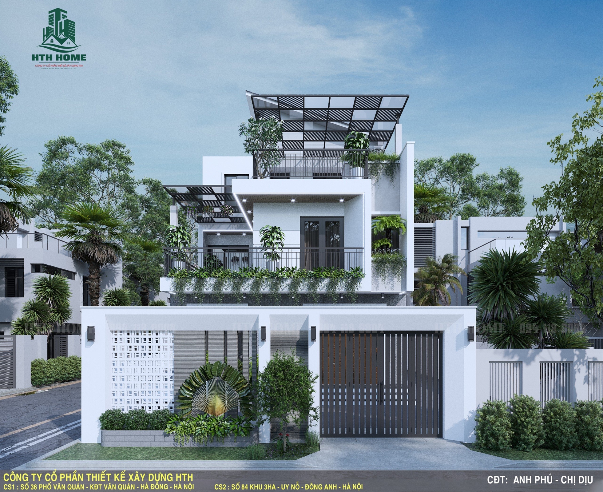 Xây Nhà Trọn Gói Hà Nội HTH Home - Thương Hiệu Vàng Trong Làng Kiến Trúc