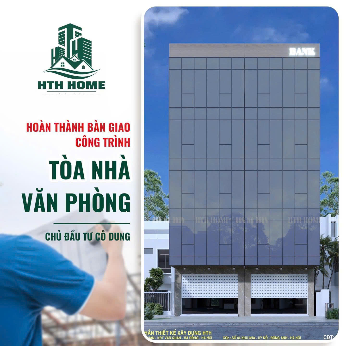  Thiết Kế Và Xây Dựng Tòa Nhà Văn Phòng: Xu Hướng Hiện Đại Nhất Trong Xây Nhà Trọn Gói Hà Nội