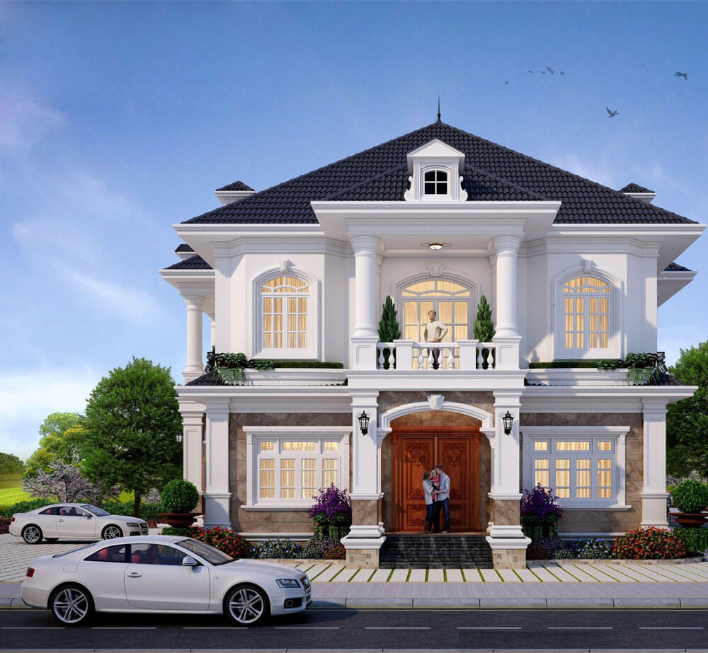 Xây Nhà Trọn Gói Đông Anh - Biệt Thự Mái Nhật