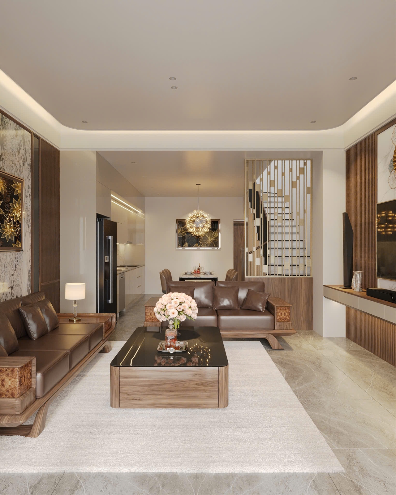 Xây Nhà Trọn Gói Hà Nội HTH Home Thi Công Nội Thất Gia Đình Anh Chị Nguyên Thủy
